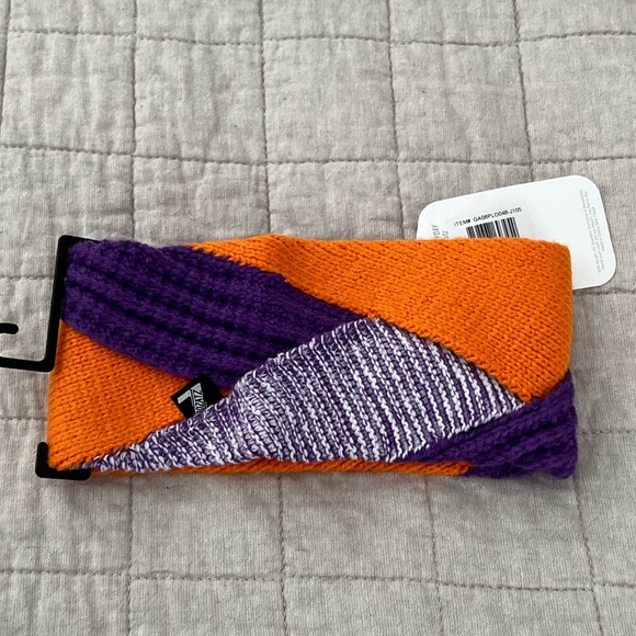 Clemson Tigers 🐅 Women's Winter Headband - Hand-Knit Ear Warmer New 🐾 - Picture 3 of 3